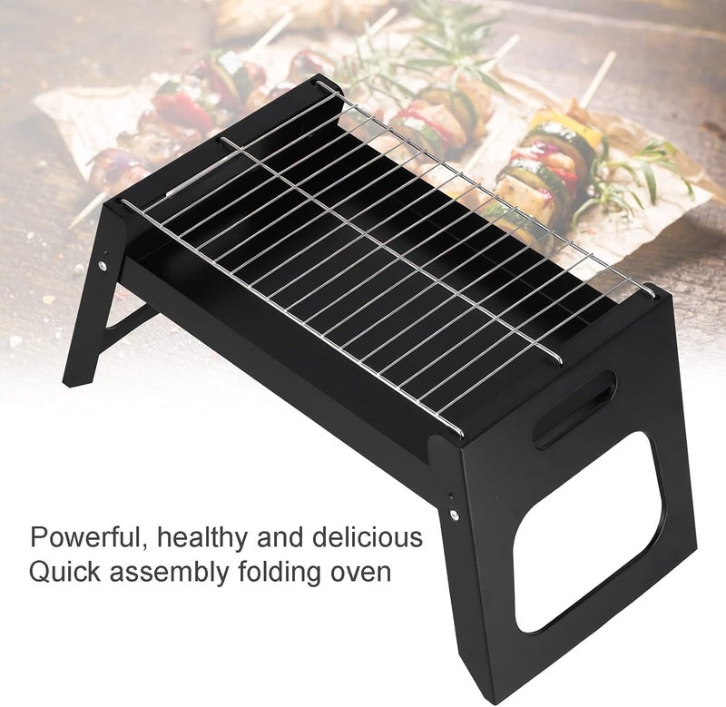 woobles BBQ Grill, Three-dimensional Ventilation Travel Foldable Tabletop Portable Charcoal Grill Rack for Outdoor for Camping for Backyard - Image 5